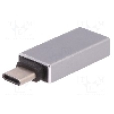 Cablu USB A soclu, USB C mufa, USB 3.0, lungime {{Lungime cablu}}, {{Culoare izolaţie}}, QOLTEC - 50479