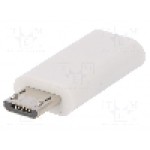 Cablu USB B micro mufa, USB C soclu, USB 2.0, lungime {{Lungime cablu}}, {{Culoare izolaţie}}, Goobay - 55550