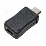 Cablu USB B micro mufa, USB mini 5pin soclu, USB 2.0, lungime {{Lungime cablu}}, {{Culoare izolaţie}}, LOGILINK - AU0010