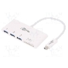 Cablu microSD, SD, USB A soclu x3, USB C mufa, USB C soclu, USB 3.0, lungime 0.15m, {{Culoare izolaţie}}, Goobay - 62097