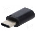 Cablu port micro USB B, USB C mufa, USB 2.0, lungime {{Lungime cablu}}, {{Culoare izolaţie}}, AKYGA - AK-AD-46