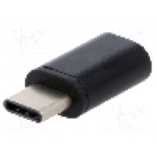 Cablu port micro USB B, USB C mufa, USB 2.0, lungime {{Lungime cablu}}, {{Culoare izolaţie}}, AKYGA - AK-AD-46