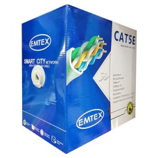 CABLU FTP CAT5E CUPRU 24AWG 0.52MM 305M EMTEX - KAB-EMT8 CABLU FTP CAT5E CUPRU 24AWG 0.52MM 305M EMTEX - KAB-EMT8