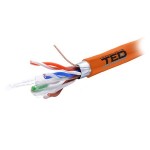 CABLU FTP CAT 6 CUPRU 0.56MM LSZH 305M TED EL - KAB-TED5 CABLU FTP CAT 6 CUPRU 0.56MM LSZH 305M TED EL - KAB-TED5