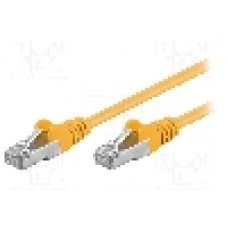 Cablu patch cord, Cat 5e, lungime 0.25m, F/UTP, Goobay - 68617