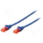 Patch cord Cat 5e, U/UTP, conexiune 1:1, 0.25m, DIGITUS - DK-1512-0025/B Patch cord Cat 5e, U/UTP, conexiune 1:1, 0.25m, DIGITUS - DK-1512-0025/B