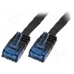 Cablu patch cord, Cat 5e, lungime 0.25m, U/UTP, LOGILINK - CP0132B