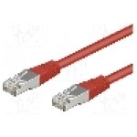 Cablu patch cord, Cat 5e, lungime 0.5m, SF/UTP, Goobay - 68031