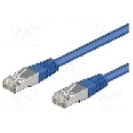 Cablu patch cord, Cat 5e, lungime 10m, SF/UTP, Goobay - 68059