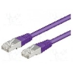 Cablu patch cord, Cat 5e, lungime 10m, SF/UTP, Goobay - 93514