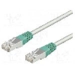 Cablu patch cord, Cat 5e, lungime 1m, F/UTP, Goobay - 50186