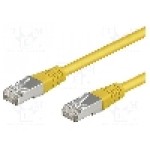Cablu patch cord, Cat 5e, lungime 1m, SF/UTP, Goobay - 68065