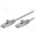 Cablu patch cord, Cat 5e, lungime 2m, F/UTP, Goobay - 50128