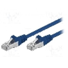 Cablu patch cord, Cat 5e, lungime 2m, F/UTP, Goobay - 50159