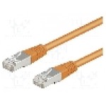 Cablu patch cord, Cat 5e, lungime 2m, SF/UTP, Goobay - 93448