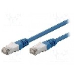 Cablu patch cord, Cat 5e, lungime 3m, F/UTP, Goobay - 73073