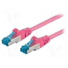 Cablu patch cord, Cat 6a, lungime 0.25m, S/FTP, Goobay - 94143