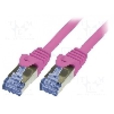Cablu patch cord, Cat 6a, lungime 0.25m, S/FTP, LOGILINK - CQ3019S