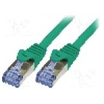 Cablu patch cord, Cat 6a, lungime 0.5m, S/FTP, LOGILINK - CQ3025S