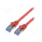 Cablu patch cord, Cat 6a, lungime 0.5m, S/FTP, LOGILINK - CQ5024S