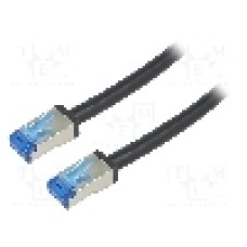 Cablu patch cord, Cat 6a, lungime 0.5m, S/FTP, LOGILINK, CQ7023S, T125661