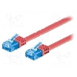 Cablu patch cord, Cat 6a, lungime 0.5m, U/UTP, Goobay - 96300