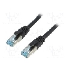 Cablu patch cord, Cat 6a, lungime 10m, S/FTP, LOGILINK - CQ6095S