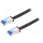 Cablu patch cord, Cat 6a, lungime 10m, S/FTP, LOGILINK - CQ7093S