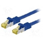 Cablu patch cord, Cat 6a, lungime 15m, S/FTP, Goobay - 91646