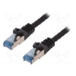 Cablu patch cord, Cat 6a, lungime 1.5m, S/FTP, LOGILINK - CQ4043S