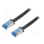 Cablu patch cord, Cat 6a, lungime 1m, S/FTP, LOGILINK - CQ7033S