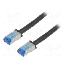Cablu patch cord, Cat 6a, lungime 1m, S/FTP, LOGILINK - CQ7033S