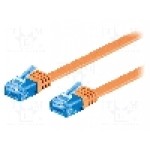 Cablu patch cord, Cat 6a, lungime 1m, U/UTP, Goobay - 96310