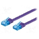 Cablu patch cord, Cat 6a, lungime 1m, U/UTP, Goobay - 96313