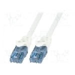 Cablu patch cord, Cat 6a, lungime 1m, U/UTP, LOGILINK - CP3031U