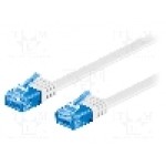 Cablu patch cord, Cat 6a, lungime 20m, U/UTP, Goobay - 96391