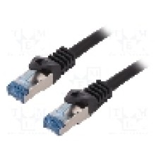 Cablu patch cord, Cat 6a, lungime 250mm, S/FTP, LOGILINK - CQ4013S