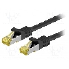 Cablu patch cord, Cat 6a, lungime 25m, S/FTP, Goobay - 91671