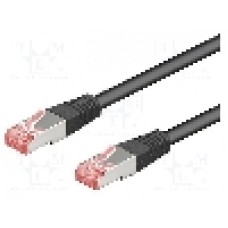 Cablu patch cord, Cat 6a, lungime 2m, S/FTP, Goobay - 93746