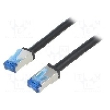 Cablu patch cord, Cat 6a, lungime 2m, S/FTP, LOGILINK - CQ7053S