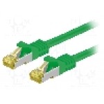 Cablu patch cord, Cat 6a, lungime 3m, S/FTP, Goobay - 91613
