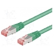 Cablu patch cord, Cat 6a, lungime 3m, S/FTP, Goobay - 93783