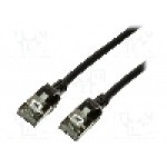 Cablu patch cord, Cat 6a, lungime 3m, U/FTP, LOGILINK - CQ9063S