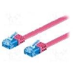 Cablu patch cord, Cat 6a, lungime 3m, U/UTP, Goobay - 96331
