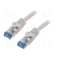 Cablu patch cord, Cat 6a, lungime 500mm, S/FTP, LOGILINK - CQ4022S