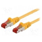 Cablu patch cord, Cat 6, lungime 0.25m, S/FTP, Goobay - 95453