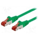 Cablu patch cord, Cat 6, lungime 0.25m, S/FTP, Goobay - 95454