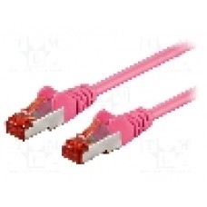 Cablu patch cord, Cat 6, lungime 0.25m, S/FTP, Goobay - 95455