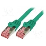 Cablu patch cord, Cat 6, lungime 0.25m, S/FTP, LOGILINK - CQ2015S