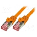 Cablu patch cord, Cat 6, lungime 0.25m, S/FTP, LOGILINK - CQ2018S